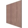 Ekena Millwork 15 3/4W x 15 3/4H x 1/4T Wood Hobby Board, Walnut HBW16X16X250AWA
